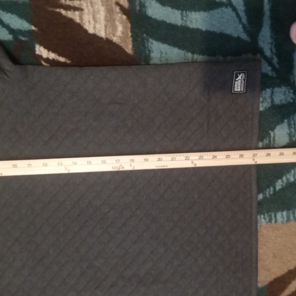 Eddie Bauer Men's Charcoal Quilted Long Sleeve Shirt Size Medium Fall2024 - Picture 9 of 10